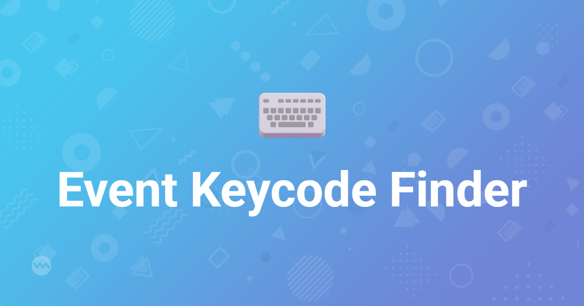 Event Keycode Finder | STARTMAKINGWEBSITES